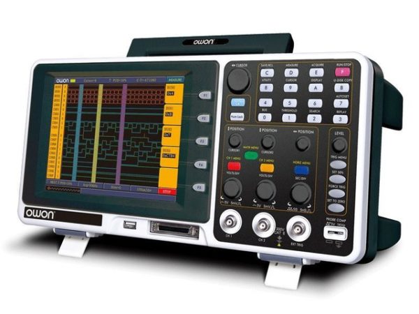 MSO7102TD - Osciloscopio Digital 2 Canales 100 MHz+ Analizador Lógico 16 Canales Owon