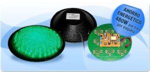Lámpara para semaforo a LED de 300 mm