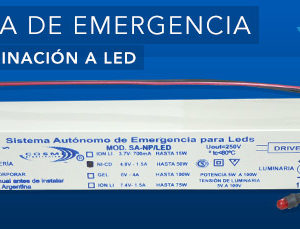 Modelo SA-NP LED para manejo de lámparas a leds  con DRIVER separado