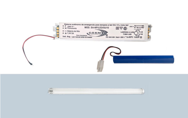 MODELO SA-NP/LED/GU10 PARA MANEJO DE TUBOS LED HASTA 18 W