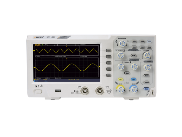 SDS1202 - Osciloscopio Digital Owon 200 MHz 2 CH - Imagen 2
