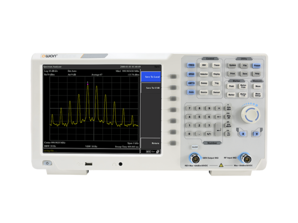 Analizador De Espectro Owon XSA1036-TG 9Hz-3.6GHz  + Generador Tracking - Imagen 3