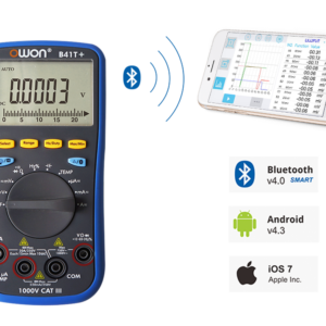 Multímetro Digital Owon B-41T+ 4-1/2 Dígitos con Bluetooth