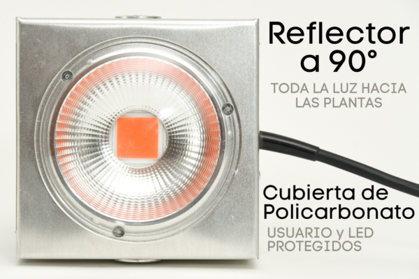 HORTIC-100 Luminaria A Leds Full Espectro Para Cultivo Indoor De Cannabis - Imagen 2