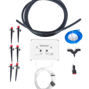 Kit de riego automático por goteo para cultivo indoor