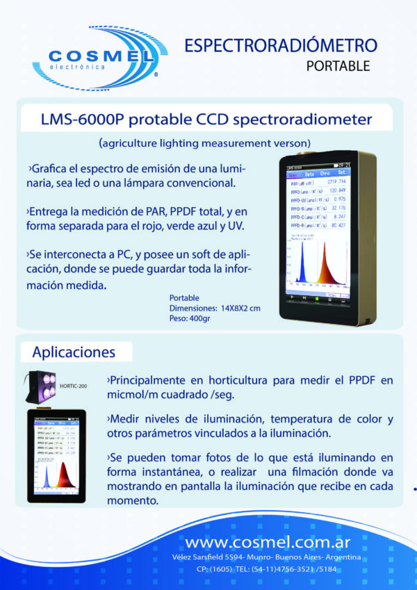 Medidor de espectro lumínico - Imagen 2