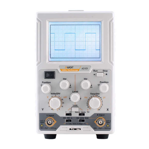 Osciloscopio Digital Compacto Owon 20 Mhz 1 Canal Mod AS201 Tipo Analógico