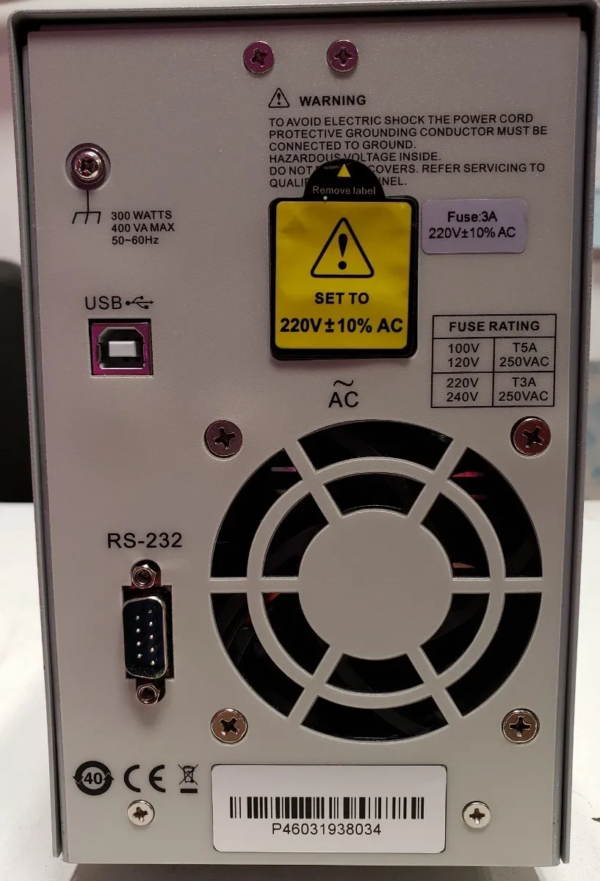 Fuente Regulada Owon P4603 60V 3A 180W 1 Canal - Imagen 4