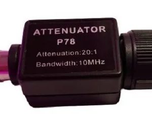 P78 - Atenuador Para Osciloscopio Owon 20:1 de 10 MHz con Conector BNC