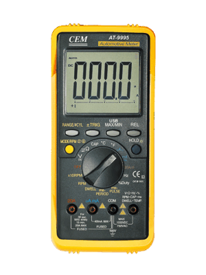 CEM AT-9995E Multímetro Automotriz Profesional con Interfaz USB
