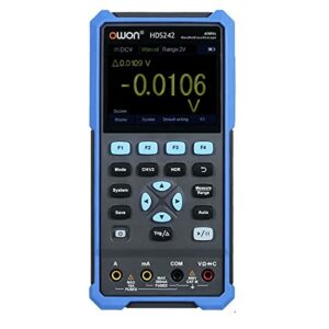 HDS242 - Osciloscopio Digital Portátil + Multímetro Owon / 2 en 1 /  40 MHz 2 CH Pantalla Color 3,5"