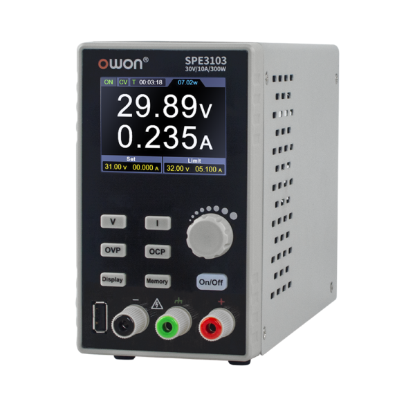 Fuente De Laboratorio Regulable  Owon SPE3103 30V 10A 300W 1 Canal - Imagen 3