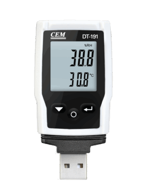CEM DT-191A Datalogger De Temperatura Y Humedad con Pantalla LCD