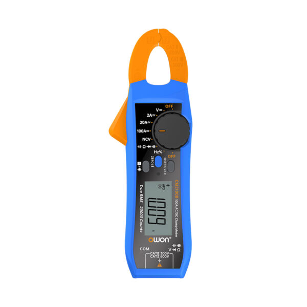 Pinza amperométrica Owon CM2100B Bluethoot CC/CA 100A TRUE RMS 20000 Cuentas