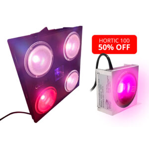 PROMO HORTIC 200 + HORTIC 100 // Luminarias A Leds Para Cultivo Indoor, Crecimiento y Floración