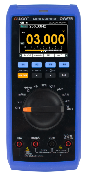 Multímetro Tester Digital Owon OW67B True Rms 60.000 Cuentas