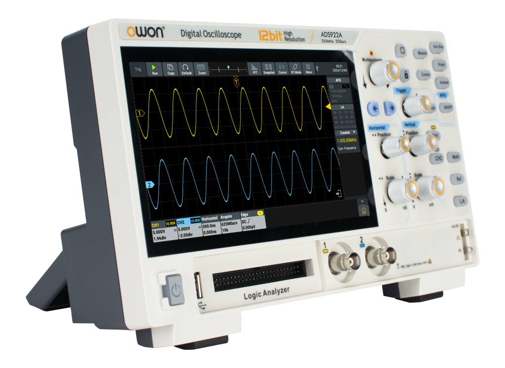 Osciloscopio Owon Ads922A X-vision Ii Android 250 Mhz 12 bits 2gss - Imagen 5