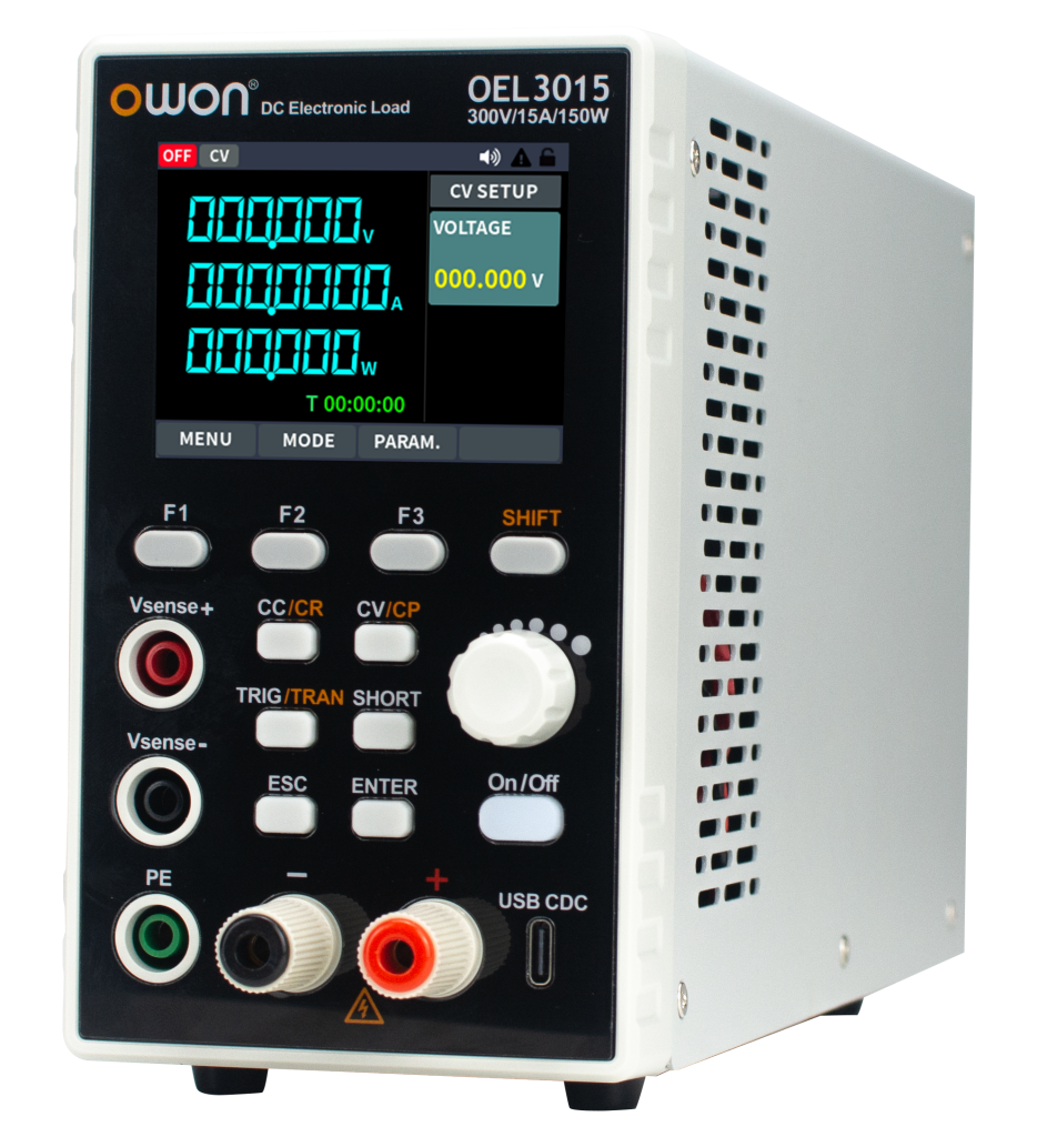 Carga electrónica programable de CC Owon OEL3015