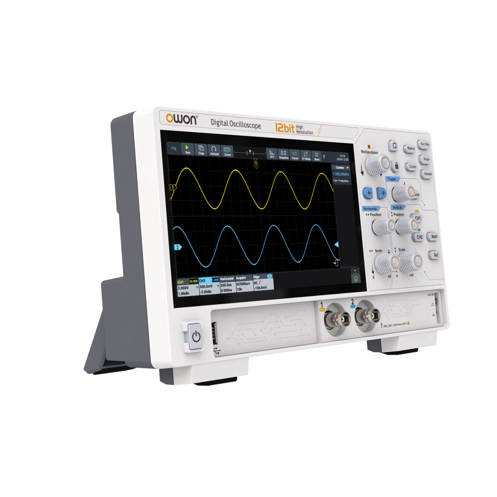 Osciloscopio Owon Ads812A X-vision Ii Android 100 Mhz 12 bits 2Ch 1,25gss